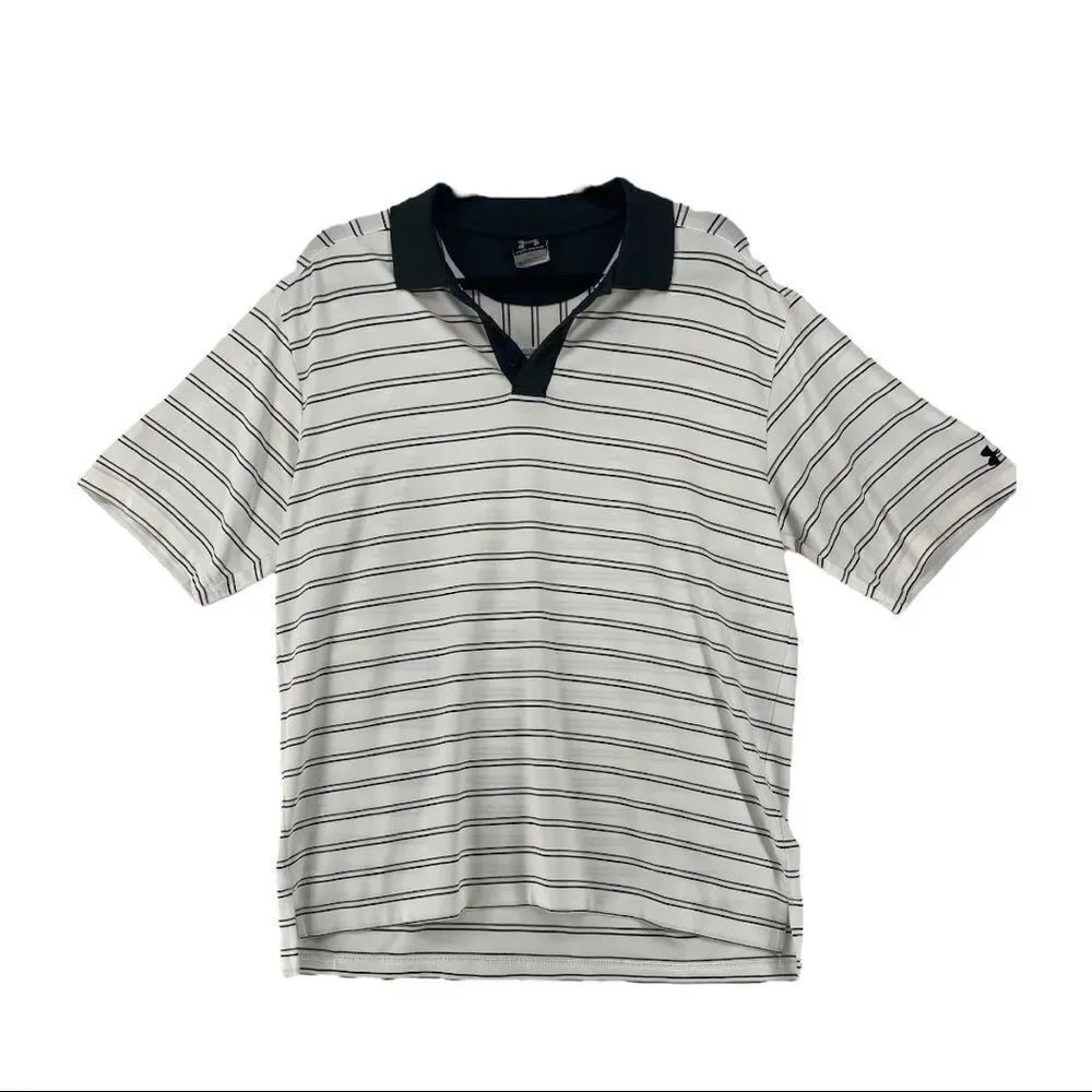 Under Armour Men's Medium Striped Polo